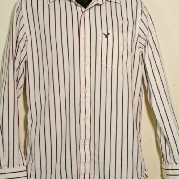 American Eagle Outfitters Other - American Eagle Striped Button-Up Shirt Size MM